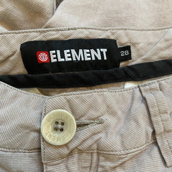 Element Khaki Shorts - Size 28 - Picture 6 of 7